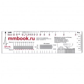 MMBook.RU - ЭКГ линейка (Линейка измерительная электрокардиографическая)
